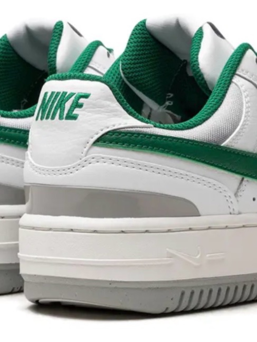 Nike White Tag with Green Mesh Interior